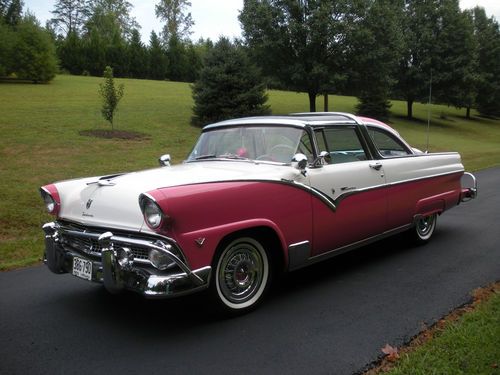 1955 ford fairlane crown victoria skyliner with every factory option.