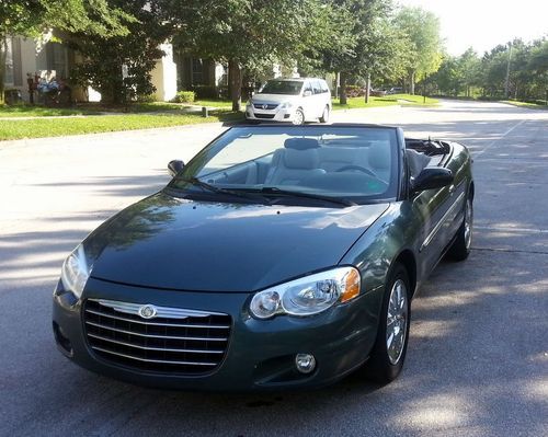 2004 chrysler sebring convertible limited - leather - heated seats - no accident