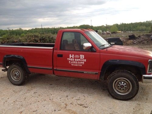 1993 gmc sierra 3500 diesel with newly built engine and transmission