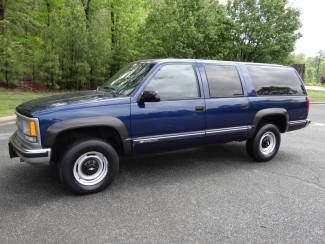 Chevrolet : 1999 suburban 2500 5.7l 4x4 4.10 rear 78k orig miles 1-owner tow pkg