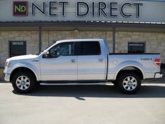 11 supercrew 4wd htd leather side steps 50k mi 1 owner net direct auto sales tex