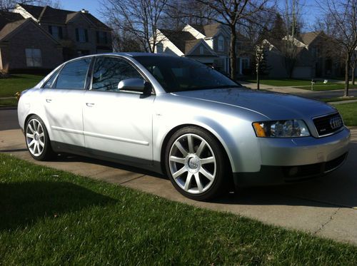 2003 audi a4 1.8t quattro manual transmission very clean - all records!!!