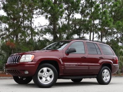2001 jeep grand cherokee limited 4x4 no reserve one owner leather moonroof