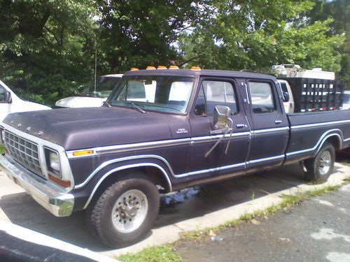 1979 ford f350 truck pickup crew cab 4 door, everyday driver, 460, new tires