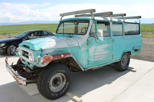 1964 toyota land cruiser fj45l wagon complete and running!!!