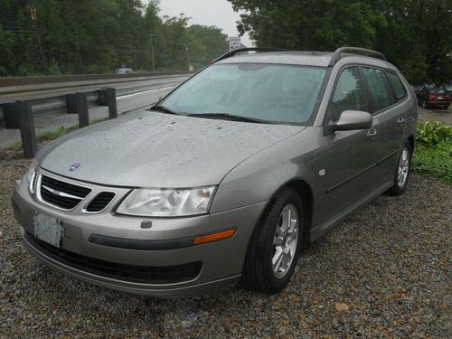 2006 saab 9-3 sport combi wagon 5 speed manual transmission 2.0t one owner