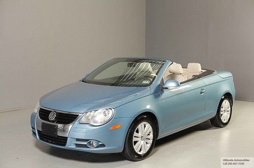 2007 volkswagen eos convertible /panoramic leather heated xenons clean carfax