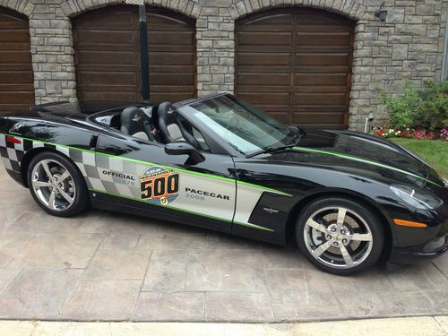 2008 corvette indy pace car convertible chevy #5 0f 500 2,600 miles