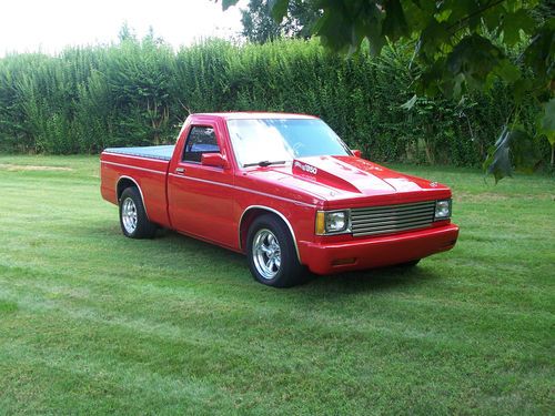 Red 1982 drag racing chevy s10