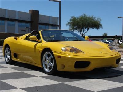 2005 ferrari 360 spider with 8000 miles~call today 480-538-4340