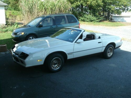 1984 chevrolet camaro berlinetta only 25,000 miles convertible conversion chevy