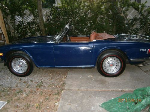 1972 triumph tr6 convertible get in and drive....clean..make offer!!!