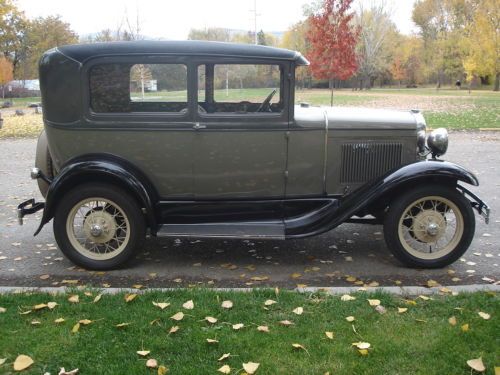 1930 ford model a tudor restored show winner