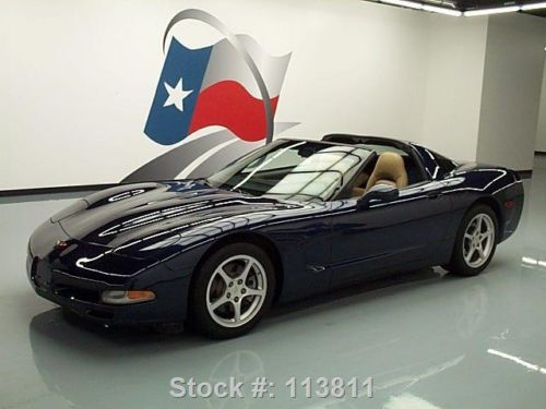 2000 chevy corvette targa top automatic leather 39k mi texas direct auto