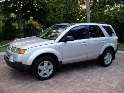 2004 saturn vue fwd v6 auto heated leather sunroof alloys low miles clean carfax