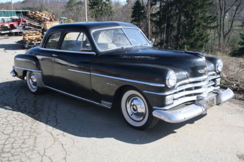 Original classic 1950 chrysler royal 2door coupe unrestored 6cyl spitfire nice!
