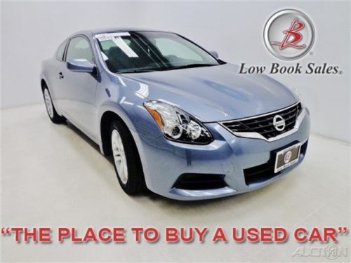 We finance! 11 altima 2.5 s blue 30k used certified 2.5l i4 automatic fwd coupe