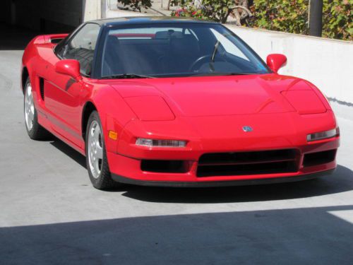 Acura nsx red low miles 1991