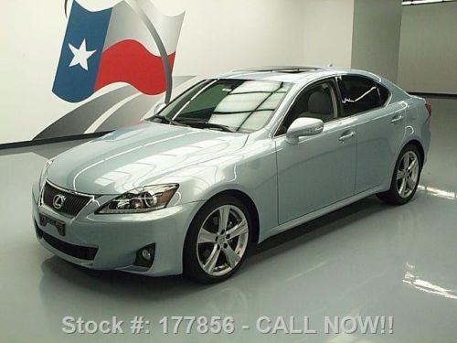 2012 lexus is250 climate seats sunroof paddle shift 13k texas direct auto