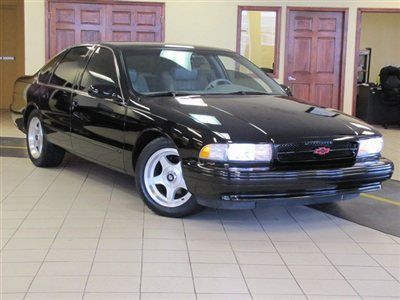 1995 impala ss black/gray only 28k orignal miles leather servcd clean 100% orig!