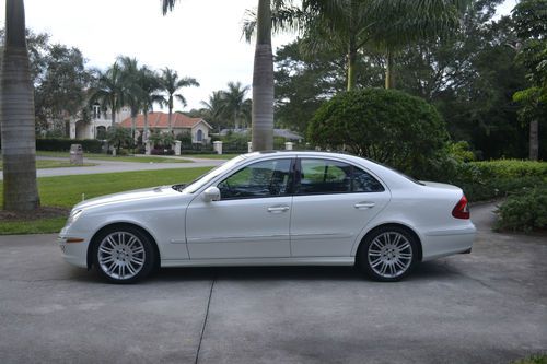Last chance to buy my gorgeous white /black 2008 mercedes e350 with pano roof