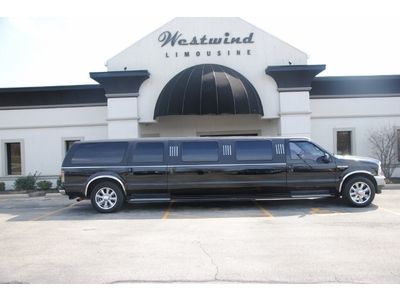 Limo, limousine, ford, excursion, stretch, luxury, black, 2002, mega stretch