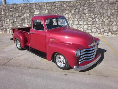 Chevrolet 3100 5 window deluxe cab neat resto-rod a/c heidts all steel nifty 50!