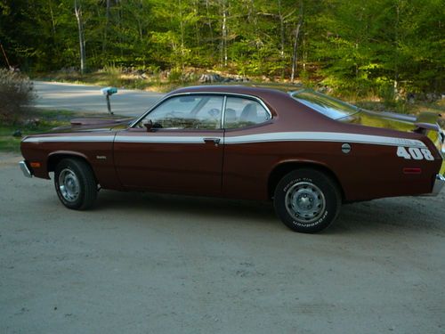 1973 plymouth duster h code 340 4 speed 408 stroker