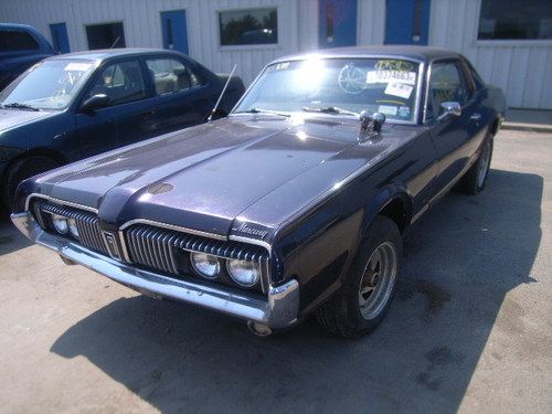 1969 mercury cougar v8 as is not running great classic like a mustang