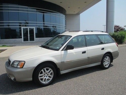 2003 subaru outback wagon awd white only 77k miles 1 owner