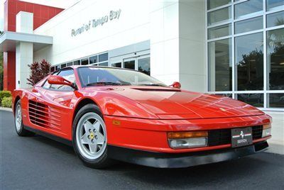 Local true 1 owner testarossa fresh major service available by authorized dealer
