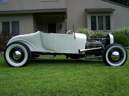 1927 ford hot rod roadster    lots of show chrome rear end,brakes,etc  all chrom