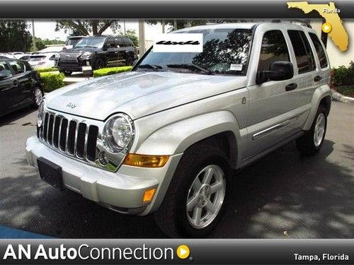 Jeep liberty limited 4wd sunroof &amp; leather