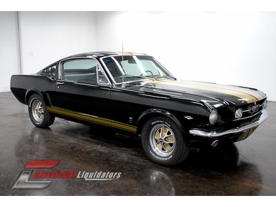 1965 ford mustang fastback 289 v8 c4 automatic dual exhaust look at this