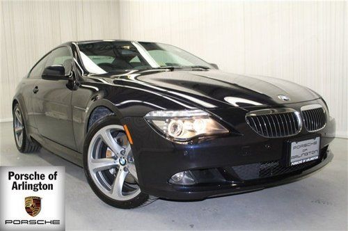 Navi 650 i coupe leather blue black heated seats moon roof low miles clean auto