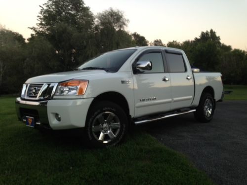 2013 nissan titan sv crew cab 4x4 heavy metal chrome package &amp; sv value package