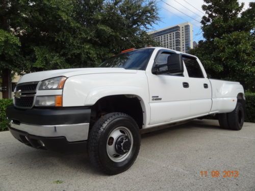 07 chevy silverado 3500 lt tx 1 owner  leather  4x4 auto 180 engine hours only