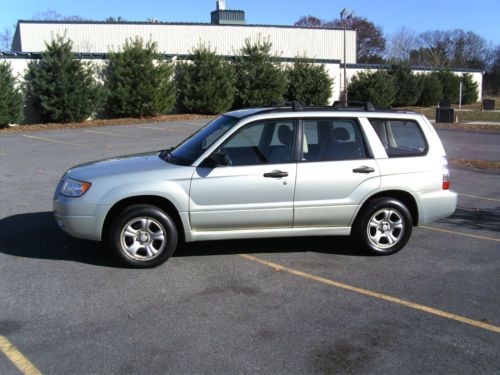 2006 subaru forester 2.5 x awd wagon automatic low miles very clean no reserve!!