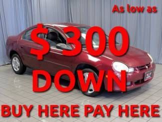 2002(02) dodge neon buy here pay here! save big! must see! clean car!