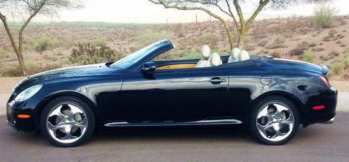 Lexus sc430 - black, almond leather interior, good working condition, 87000 mile