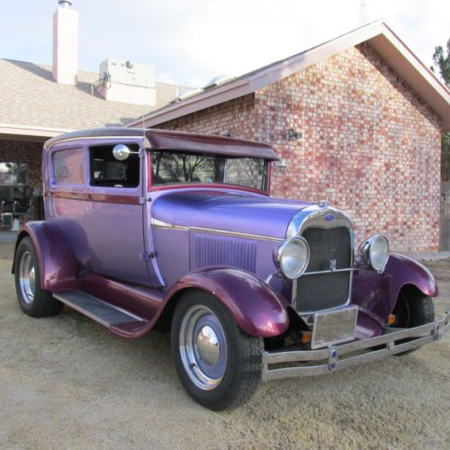 1928 ford 2 door sedan hot street rod 350/350 mustang ii steel body 1932