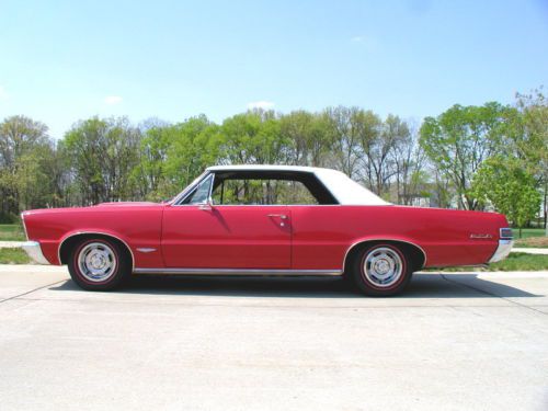 1965 pontiac gto unrestored 3x2 4 speed  a/c original paint driveline interior