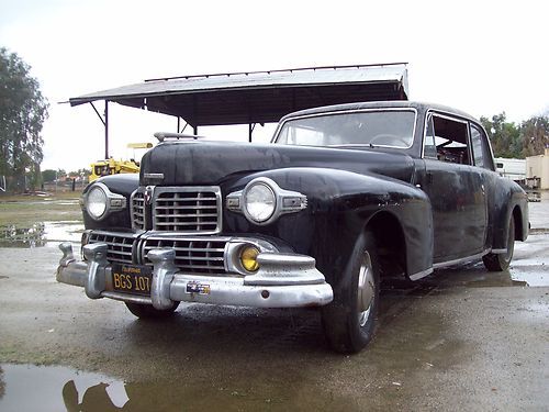 1946 lincoln continental coupe (x2) many parts, v-12, ca car w/parts car, 47 48