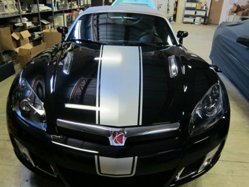 Excellent condition, black, convertible, saturn, sky, automatic,