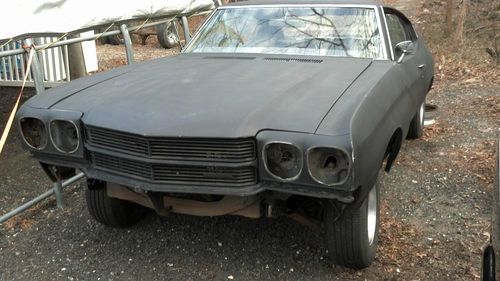 1970 chevy chevelle project roller very solid floors trunk disc brakes ps nr nj