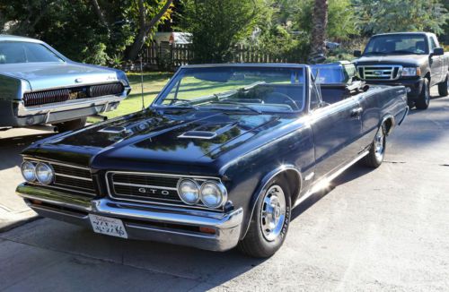 1964 pontiac gto clone convertible gto with 4 speed manual transmission