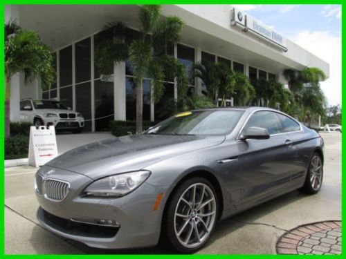 12 certified space gray 650-i 4.4l v8 coupe *navigation *luxury seating package