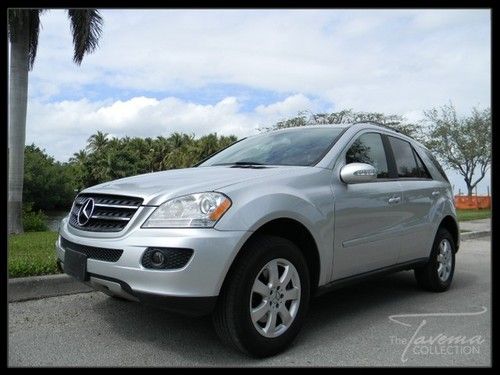 07 ml350 4matic 4wd navigation p1 package clean carfax sunroof leather mint