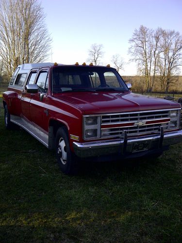 1 ton dually, red, automatic, 454 engine, 6,500 miles