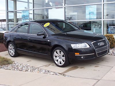 '07 audi a6 3.2l quattro nav 6-disc bose leather sunroof 1 owner technology pack